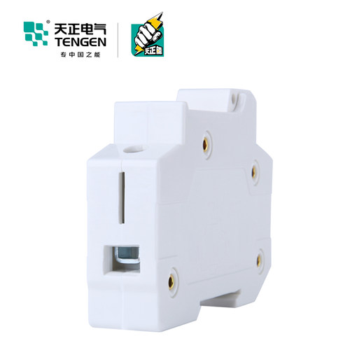 天正 熔断器底座带灯保险丝隔离开关14*51MM熔芯RT18-63X-1P单座