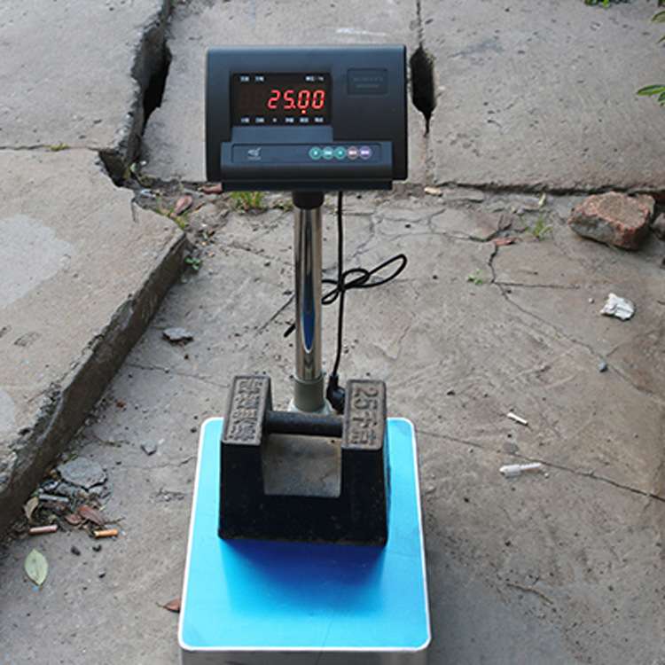 300kg/20g电子台秤耀华工业台称45*60cm不锈钢秤面300kg落地台秤