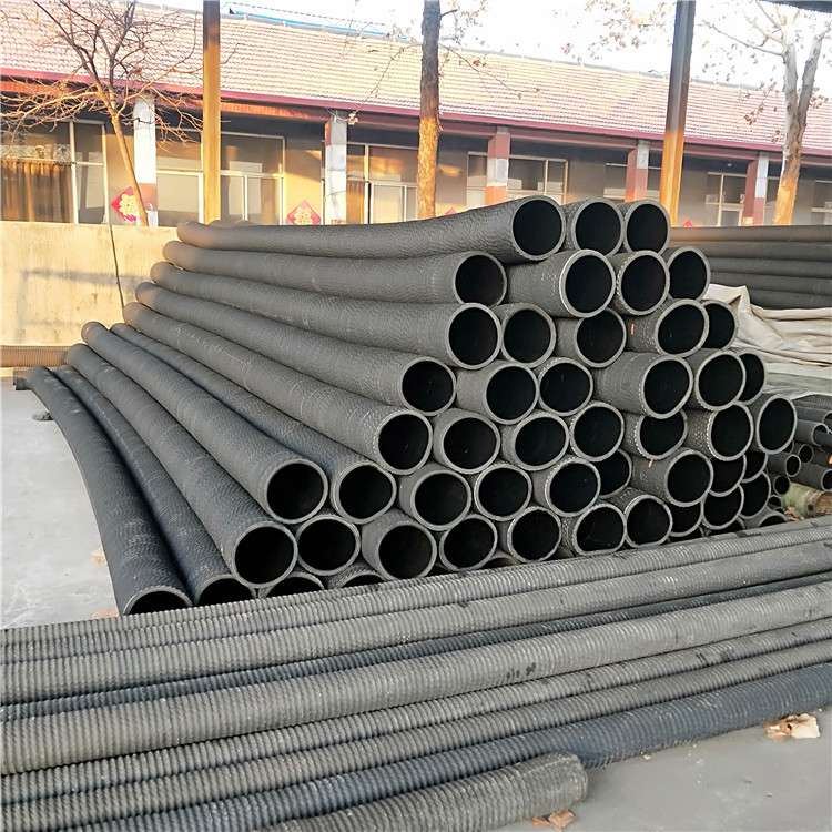 吸排水橡胶钢丝骨架胶管 输送混凝土砂石料大口径耐磨钢丝软管