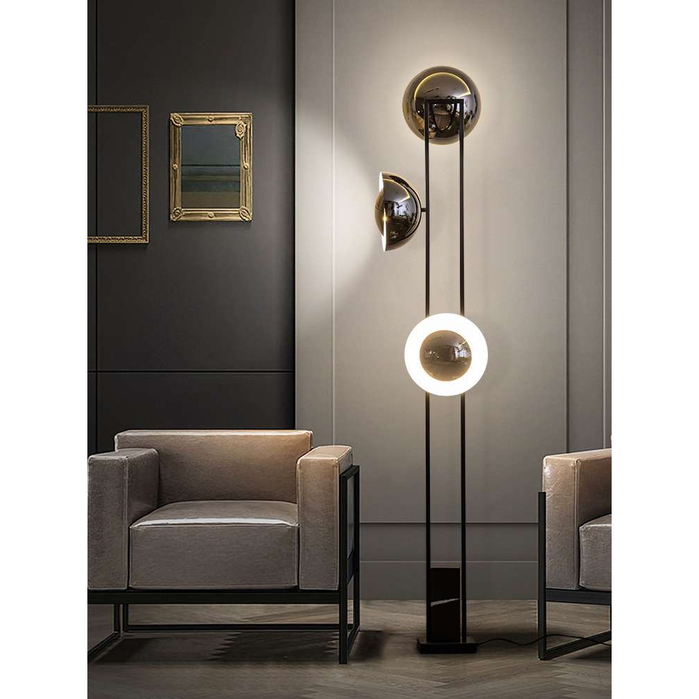 落地灯客厅卧室样板房创意高级感轻奢艺术设计师款大理石立式台灯