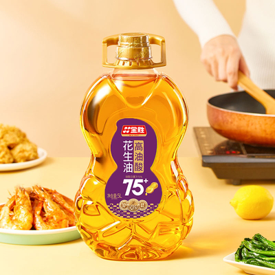 金胜高油酸花生油5L家用食用油桶装