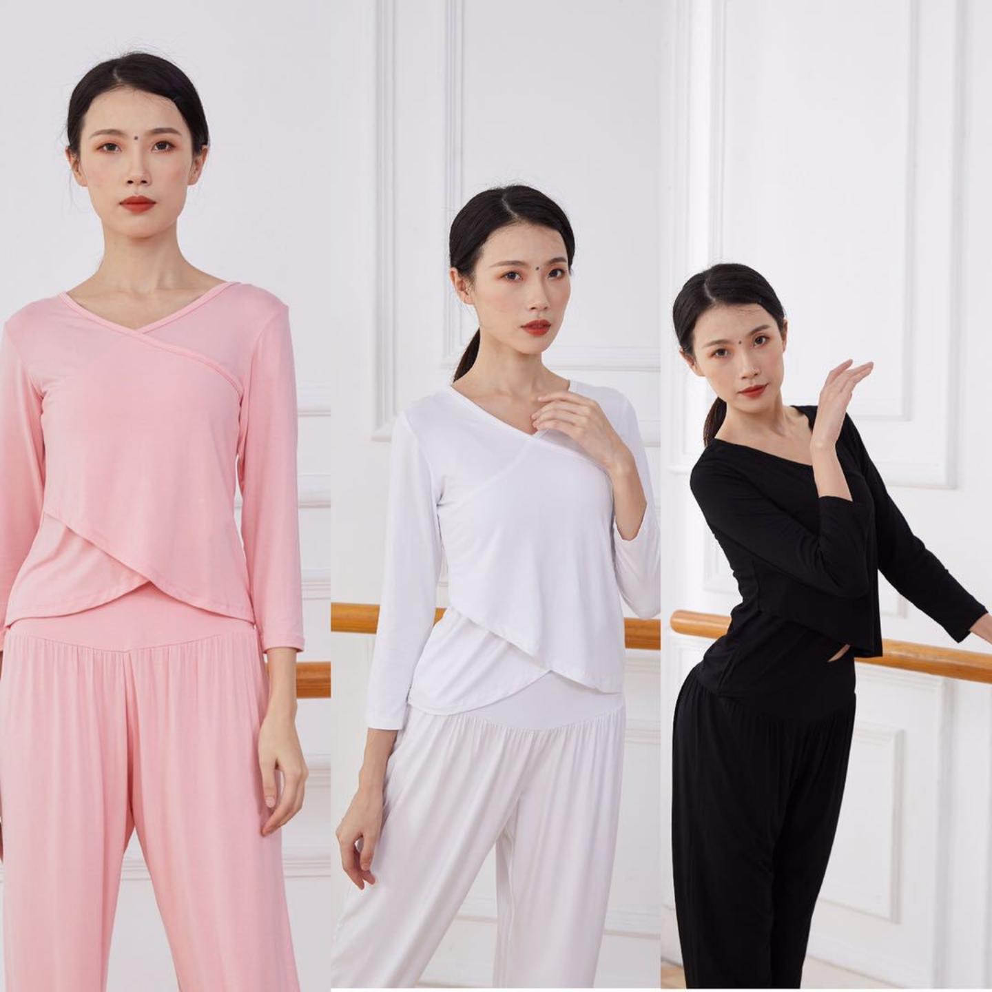 瑜伽服女上衣单件跑步运动舞蹈服