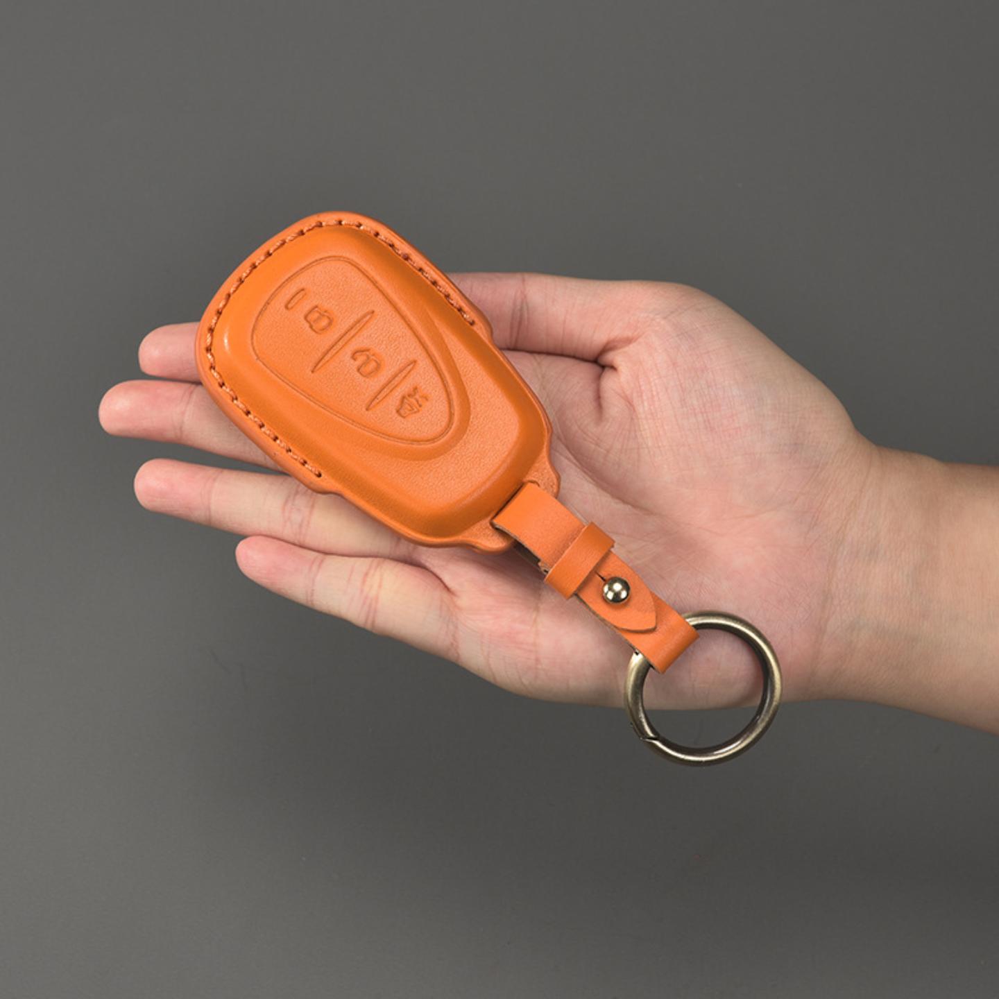 适用款三阳巡弋真皮钥匙套哈士奇九妹摩托车包壳摩托车钥匙