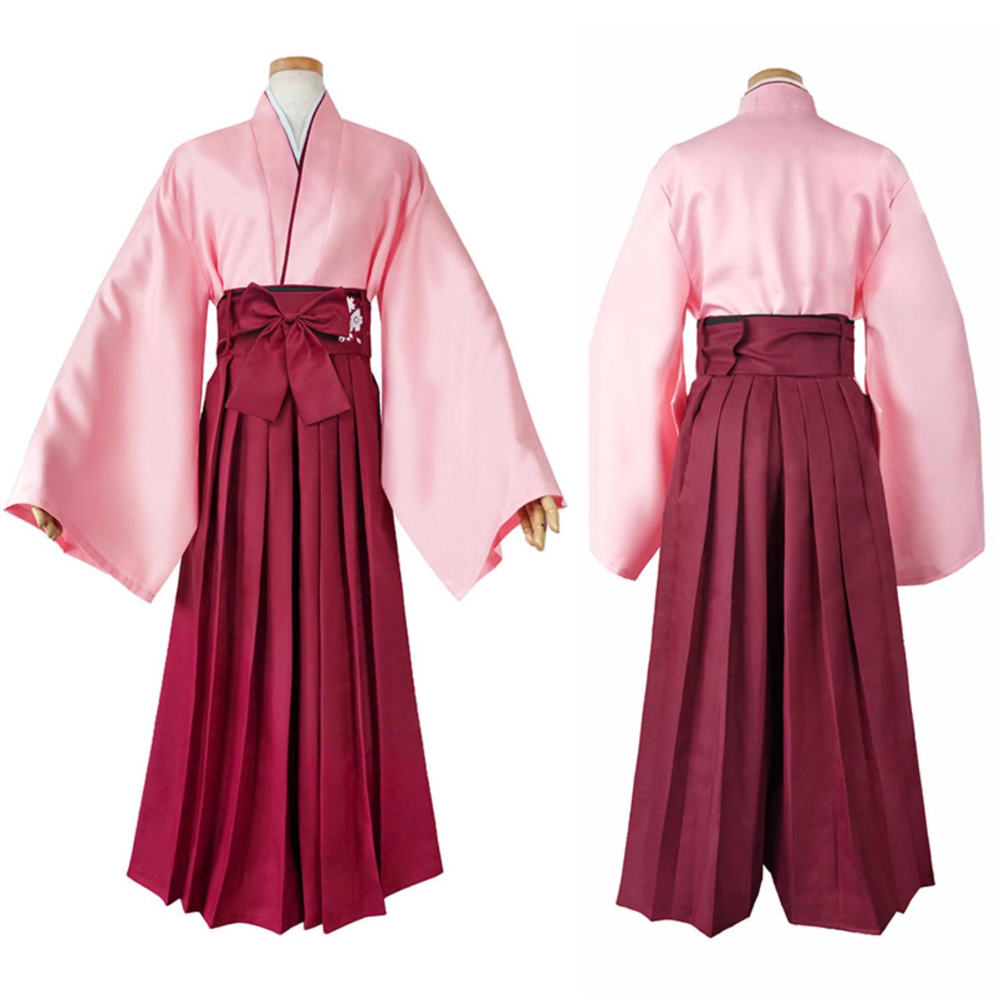 /游戏衣服冲田总司粉动漫服装