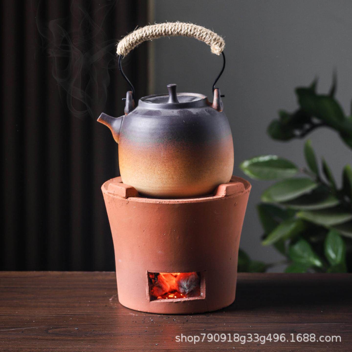 炭炉陶土老式红泥小火烧炭炉家用