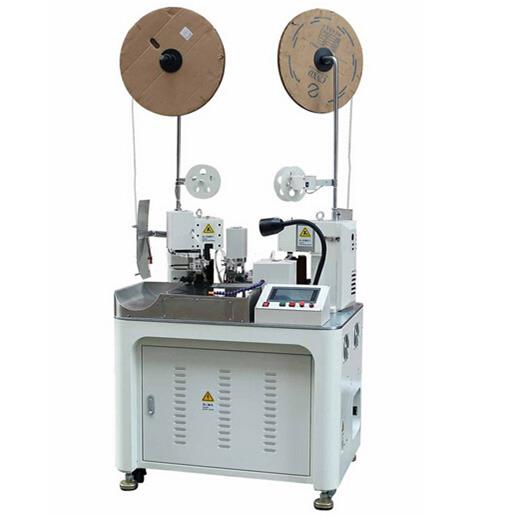 桥架接地黄绿线圆胶端子压接机6平方粗线端子铆接机散装带装机