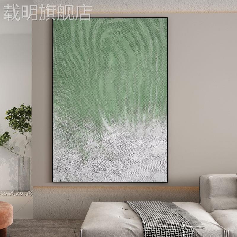 极简抽象玄关装饰画大气客厅沙发背景墙面挂画高级感几何线条壁画图片