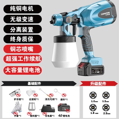 德国卡玛顿喷漆枪电动乳胶漆喷涂机家用机器小型墙面涂料喷枪油漆