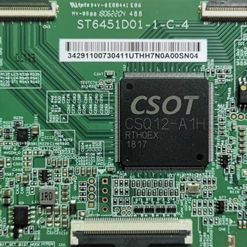 ST6451D01-1-C-3/4全新订制开发技改逻辑板解决断Y半边偏色横纹