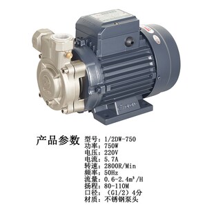 高压旋涡泵奥龙多级离心泵250W-1.1KW锅炉补水泵打压泵蒸汽机水泵
