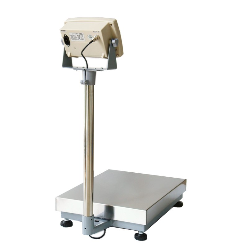 价销售工业计重不锈钢面板30-1000kg落地带立柱TCS电子台秤