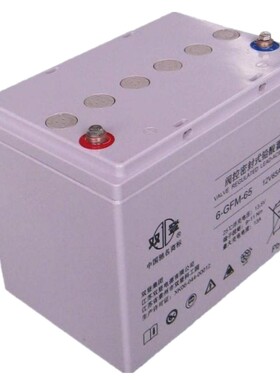 双登蓄电池6GFM-80家用太阳能发电系统12V80AH直流屏65AH路灯电源
