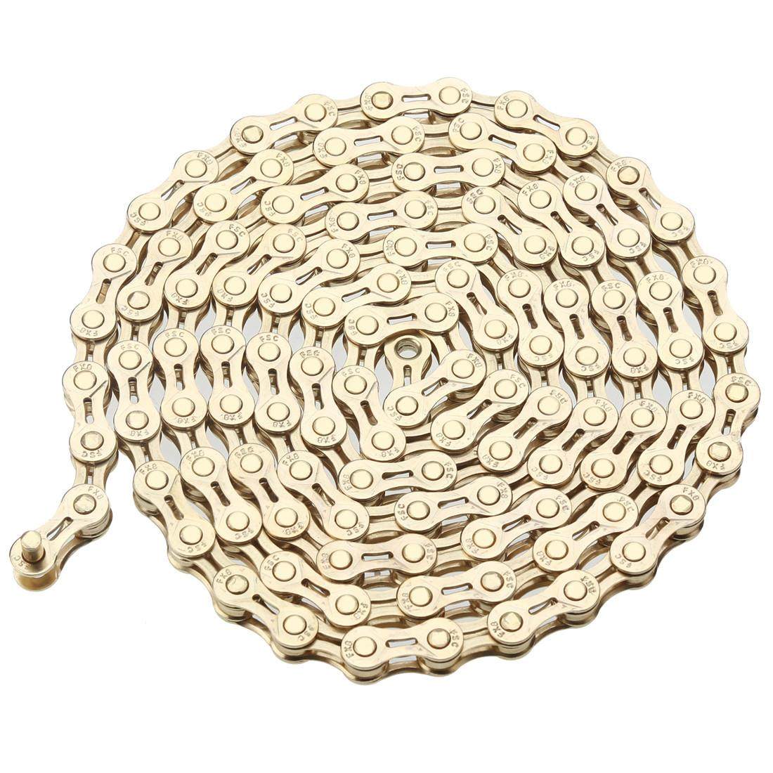 FSC678速通用镂空自行车链条金色银色可选吸塑包装