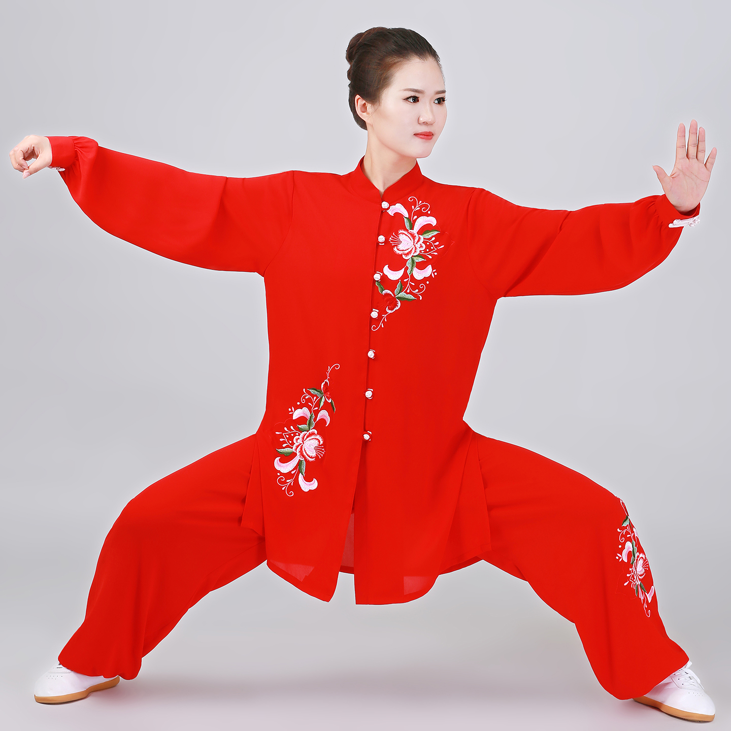 新款夏季刺绣太极服薄款