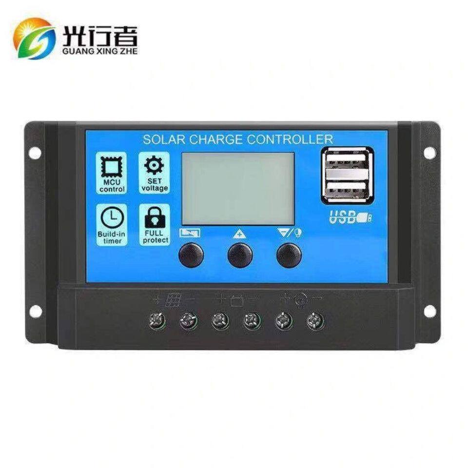 40A50A60A太阳控制器12V24V通用的太阳能充电控制器