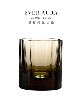 EVRA【光棱】K9水晶江户切子威士忌酒杯手工雕刻洋酒杯礼盒套装