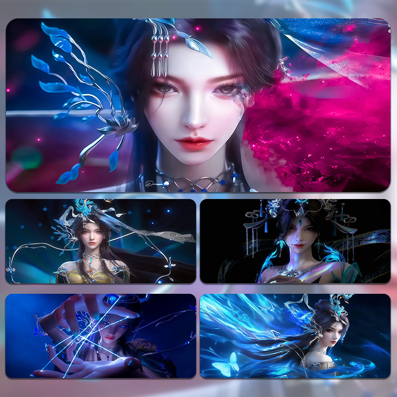 云深不知梦鼠标垫超大号动漫二次元游戏定制宿舍电脑桌工位办公桌