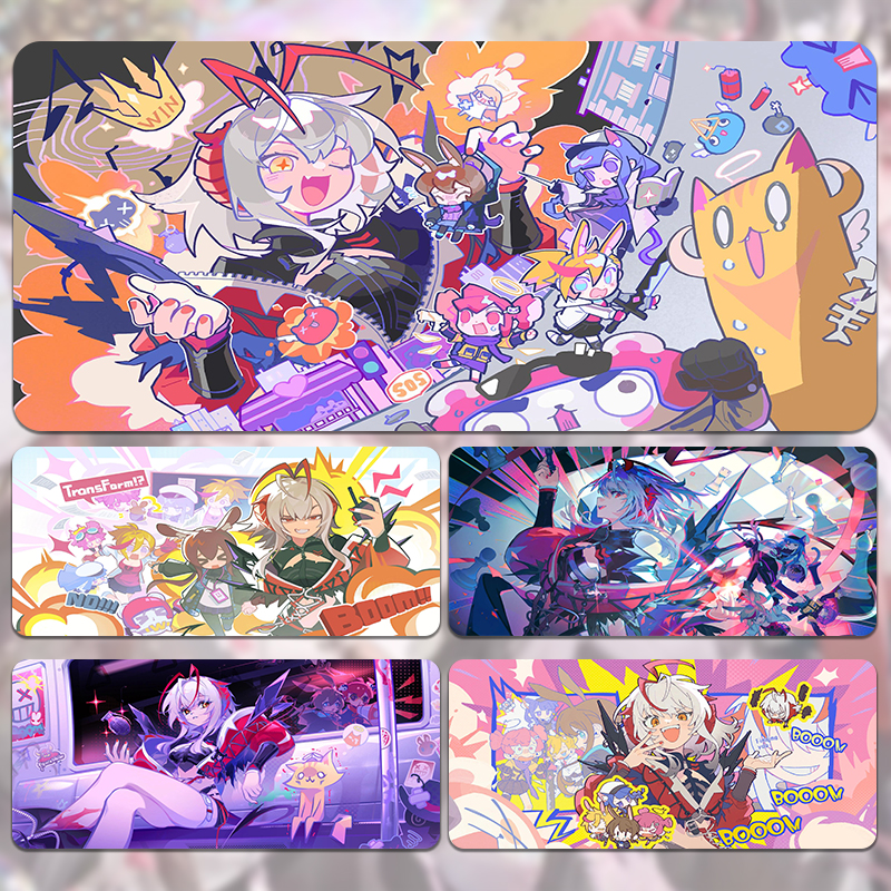 明日方舟鼠标垫超大号电竞游戏动漫定制宿舍电脑桌工位办公桌防滑