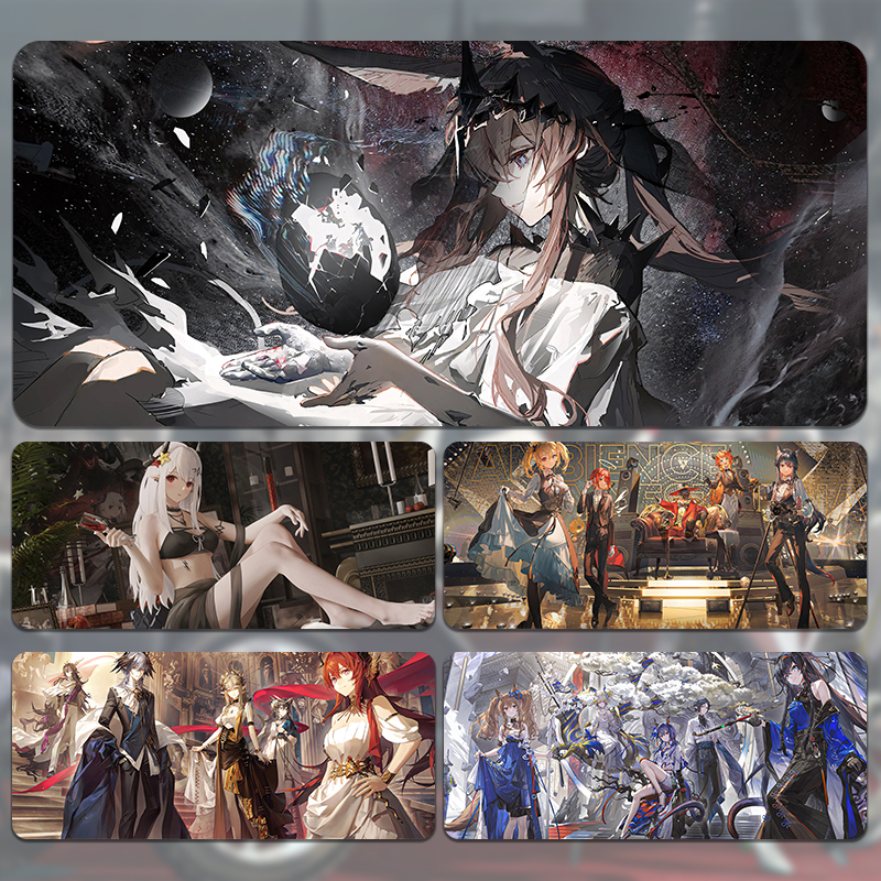 明日方舟鼠标垫超大号电竞游戏定制宿舍电脑桌工位办公桌防滑耐脏