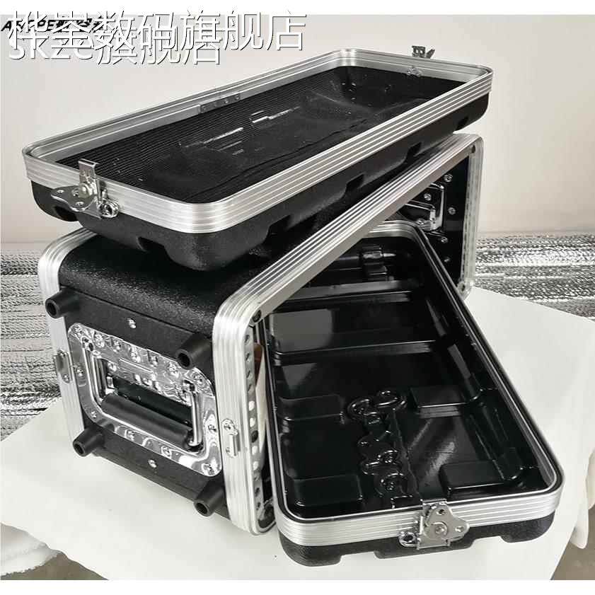 桦崟4箱US21CM话筒箱A机BS航空箱接收箱19寸标设备音响准视频灯光机 柜摆件饰品床笠拉车