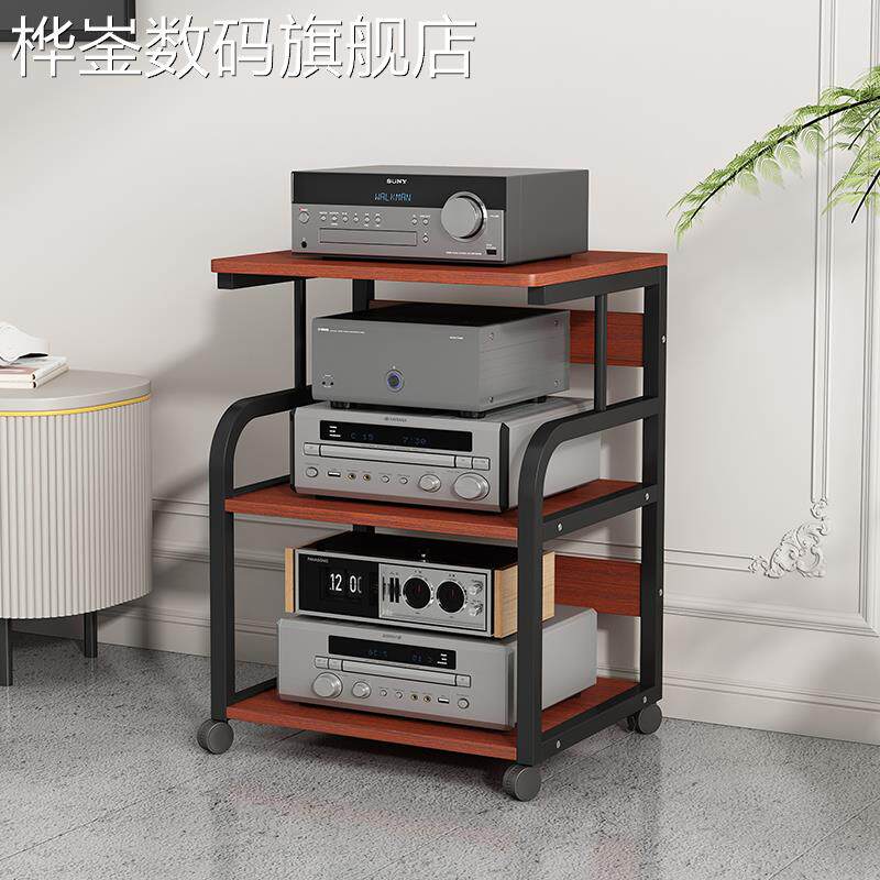 桦崟鑫惠声功放机架胆机支架CD机音响桌面解码器耳机放大器机柜点歌机摆件垫垫床笠拉车