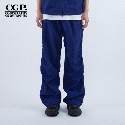 CODEGRAPHY韩国cgp春秋季男女休闲宽松运动裤尼龙长裤CBDSUWP110