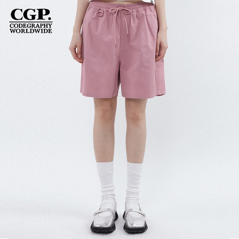 CODEGRAPHY韩国CGP夏季男女同款时尚休闲短裤运动裤CBDUUWT006