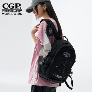 CODEGRAPHY韩国CGP25新款 男女百搭双肩包书包背包CBEUUBP102