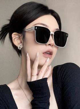 女士墨镜2025新款潮高级感网红素颜大框遮阳防紫外线偏光太阳眼镜