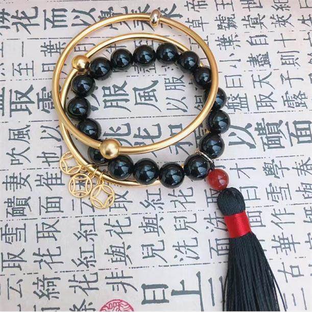 盗墓笔记手链张起灵高颜值十字架周边同人印象小众设计男女手串