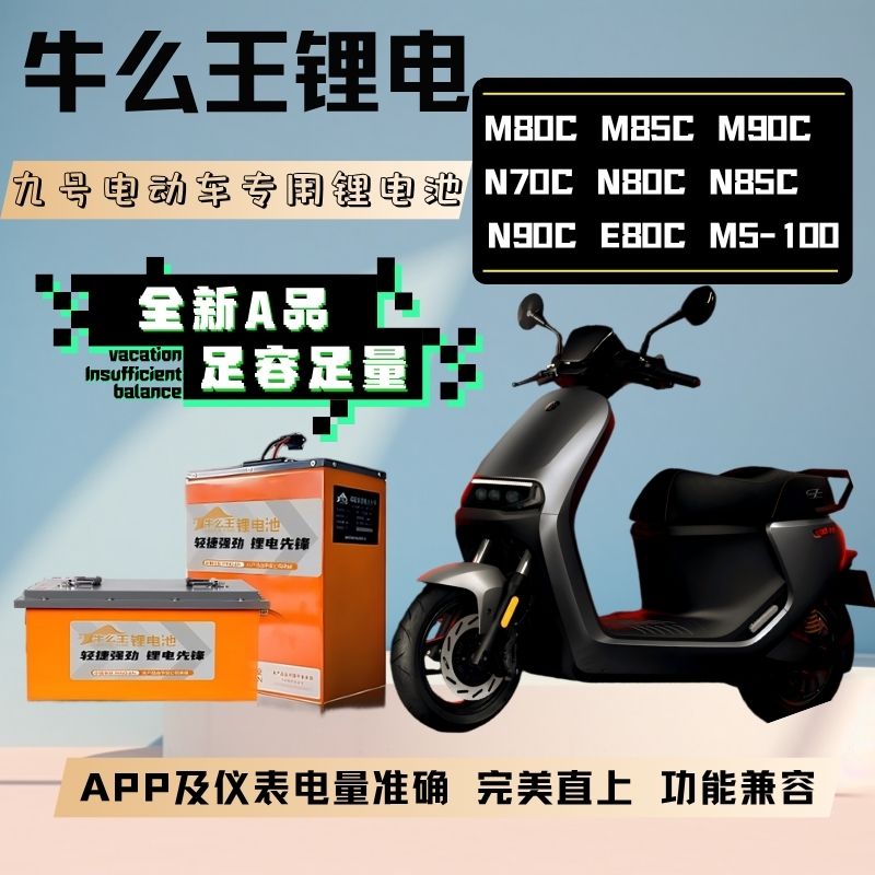 牛么王九号电摩专用锂电池