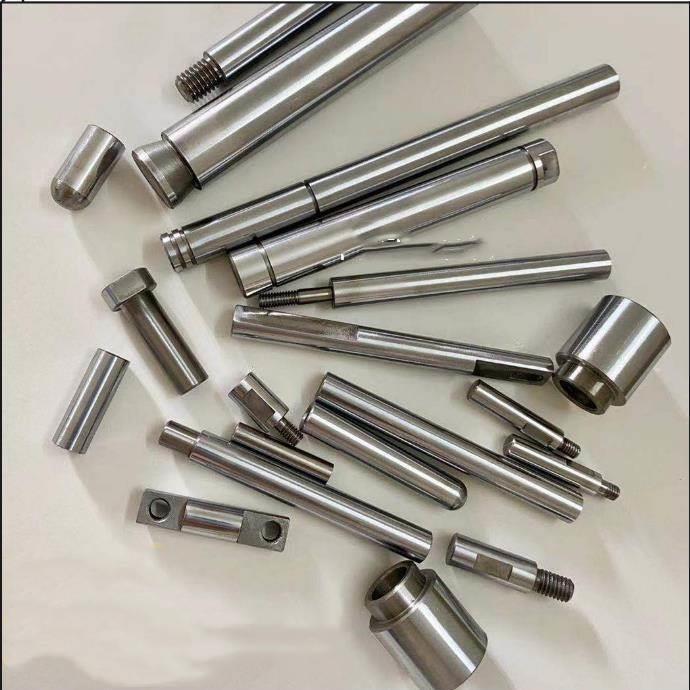 替代不锈钢45 轴承钢 导向轴加工镀铬硬轴内外螺纹台阶铣键槽卡簧