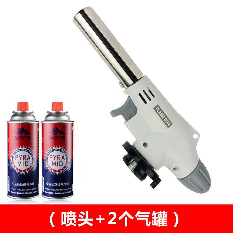 包邮喷火枪火焰头卡式喷枪点火枪棒器头抢高温烘培烧冷风家用猪毛