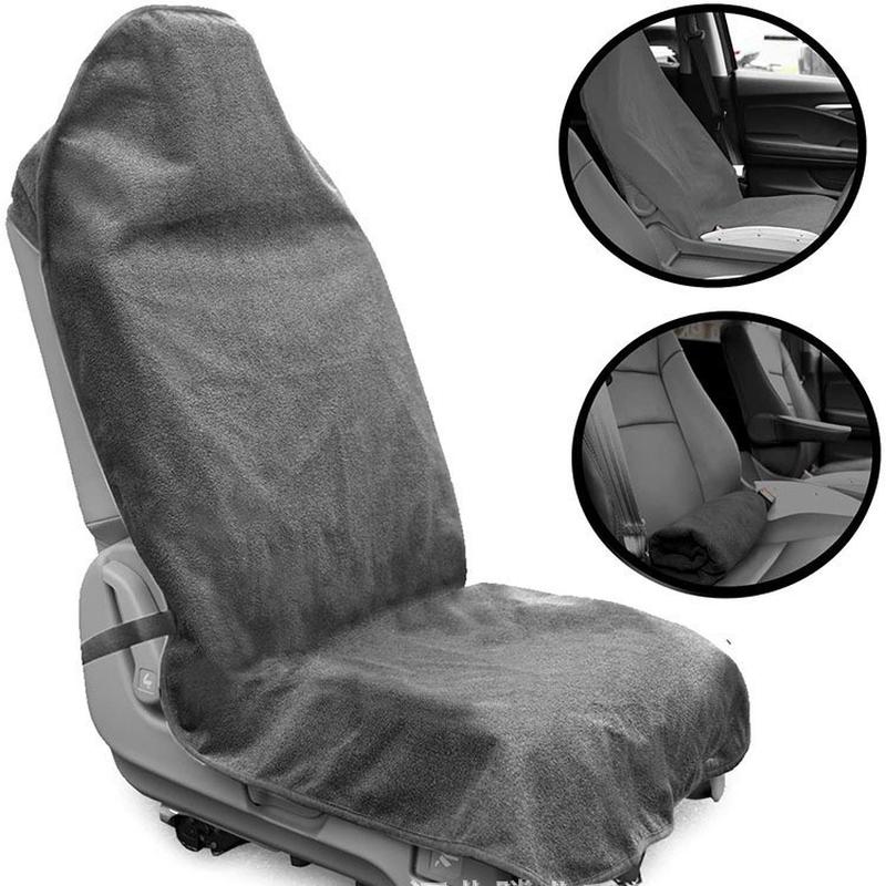 通用汽车座椅套户外运动毛巾吸防水防汗车用斗式座椅防滑保护套垫