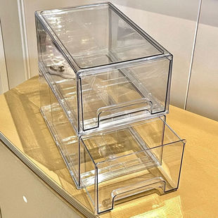 保鲜盒水果蔬菜鸡蛋冷藏收纳整理神器 佳帮手厨房冰箱收纳盒抽屉式