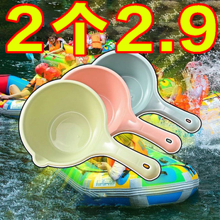 家用长柄水瓢加深厨房水瓢家用加厚水瓢浴室宝宝洗头洗澡沐浴水瓢