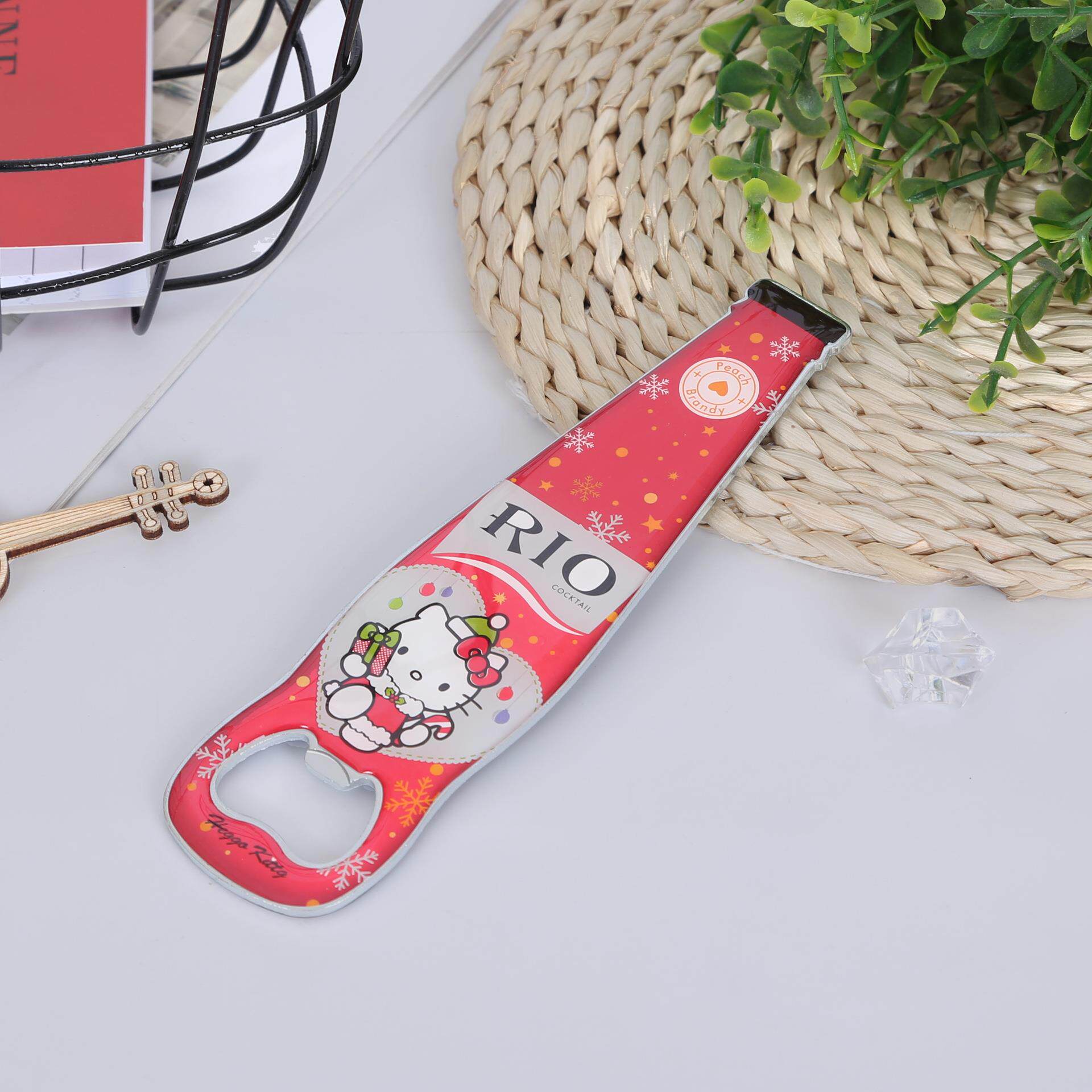 卡通冰箱贴开瓶器滴塑起瓶器啤酒开盖器可爱开罐器厂家可定制