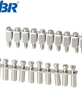 UK接线端子连接片FBI10-6 短接件JUT1-2.5 4 8短接 边插件UEB10-5