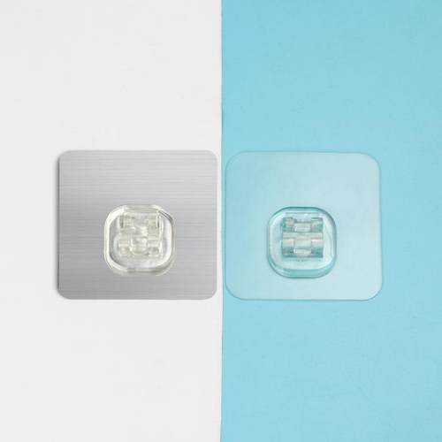 不锈钢置物架配件收纳免钉无痕贴片肥皂盒魔术贴厂家直销家居挂墙