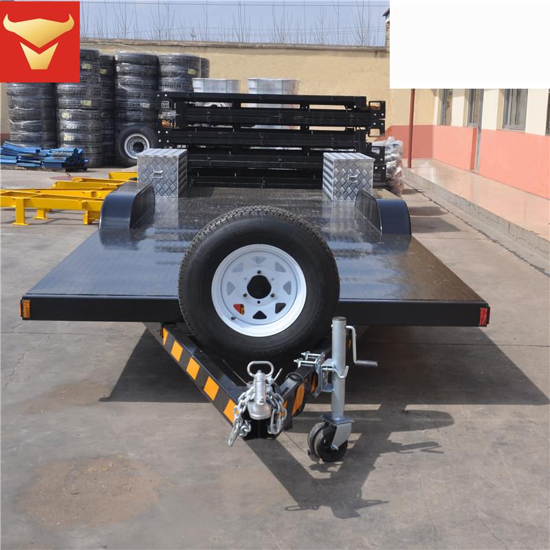 吨汽车拖车平板式拖车汽车拖车越野车拖车拖挂式越野拖车