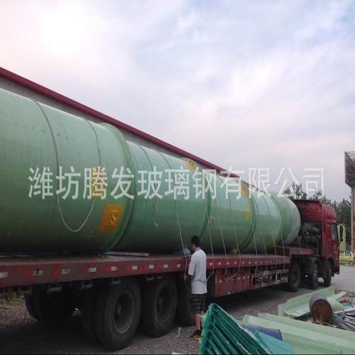 厂家长期供应大型玻璃钢缠绕罐耐腐蚀的玻璃钢污水罐化工罐
