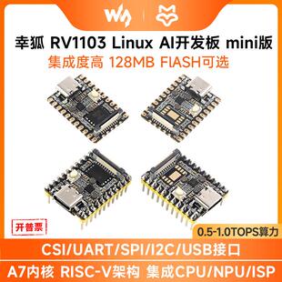 微雪 幸狐RV1103 Luckfox Pico Mini微型Linux AI开发板128MB容量