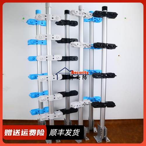 高压脉冲电子围栏铝合金终端中间承力杆整套防盗电网系统全套配件