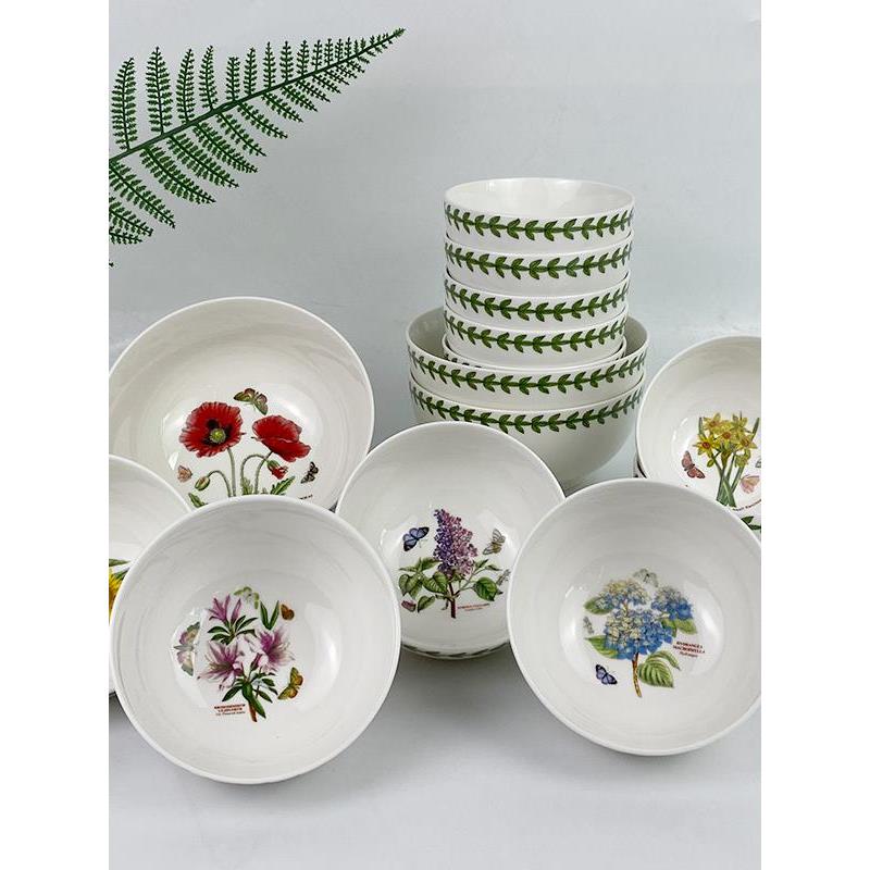 波特美林紫丁香碗碟套装水壶杯子陶瓷器牛排小吃盘圆方盘家用餐具