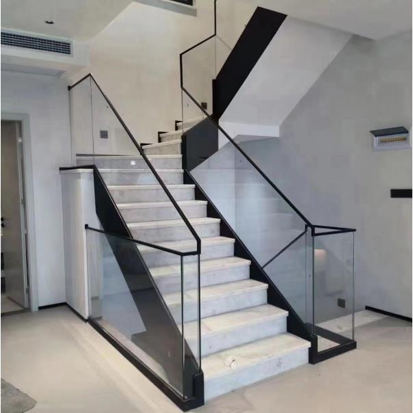 铝合金楼梯扶手阳台围栏护栏玻璃卡槽扶手