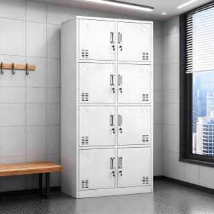 八门员工更衣柜换衣储物柜浴室鞋柜不锈钢工厂车间办公室铁皮柜子