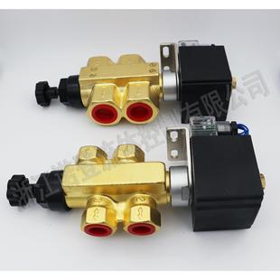 A102ED黄铜二位四通电磁阀直动式 二位四通电磁阀换向阀排泥阀