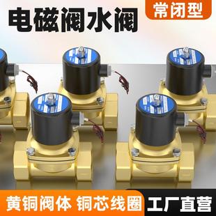15水阀 2W040 2W160 气阀2分3分4分6分1寸 常闭电磁阀2W025