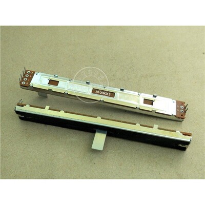 SC-1009G 128MM滑动推子双联电位器B100K 柄长15MMB