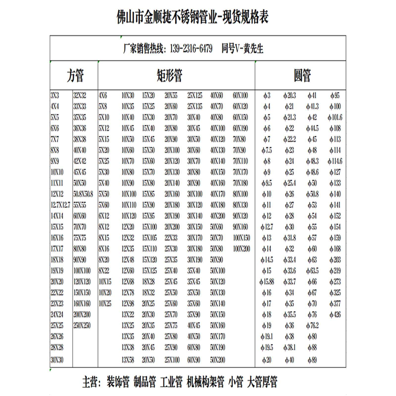 国标201 304 316不锈钢空心方管扁管25X30X40X42X45X50X60X80方通